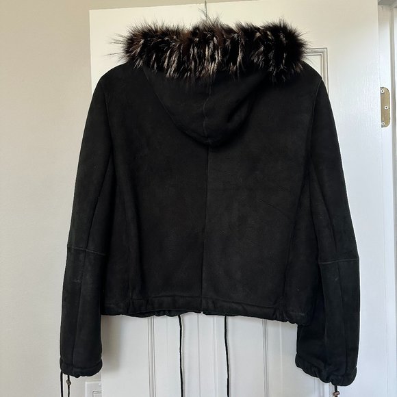 Women's UPSTAR CONTINENTAL Sheepskin Jacket Size S. - Picture 2 of 9